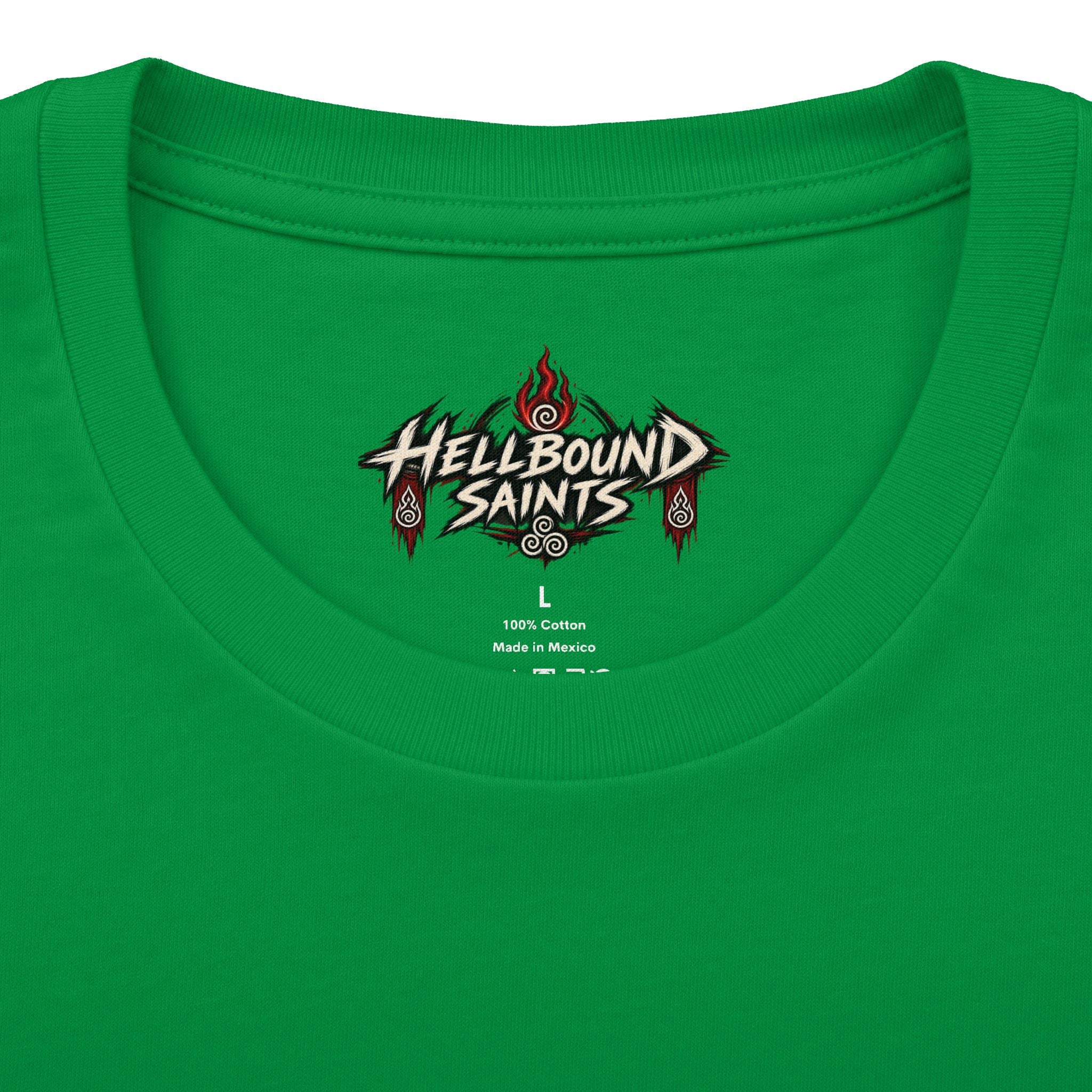Anime-style Hell Descent Tee — Japanese Demon Gate Graphic T-Shirt