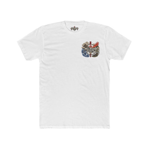 Anime-style Hell Descent Tee — Japanese Demon Gate Graphic T-Shirt