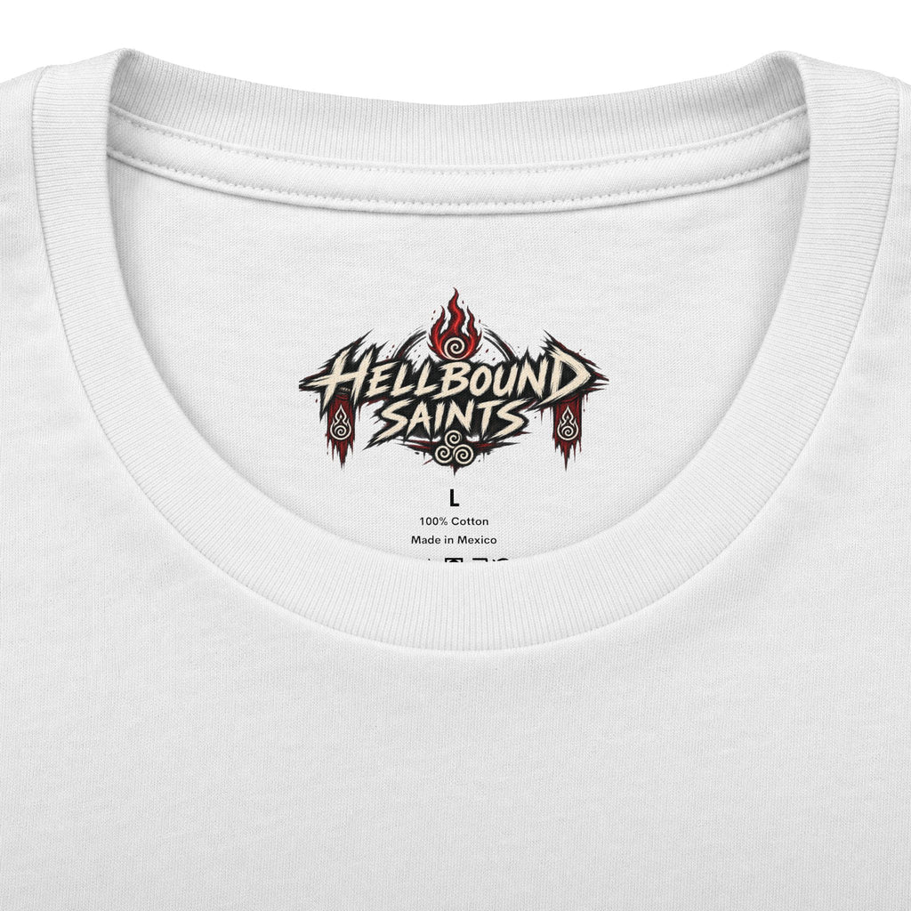 Anime-style Hell Descent Tee — Japanese Demon Gate Graphic T-Shirt