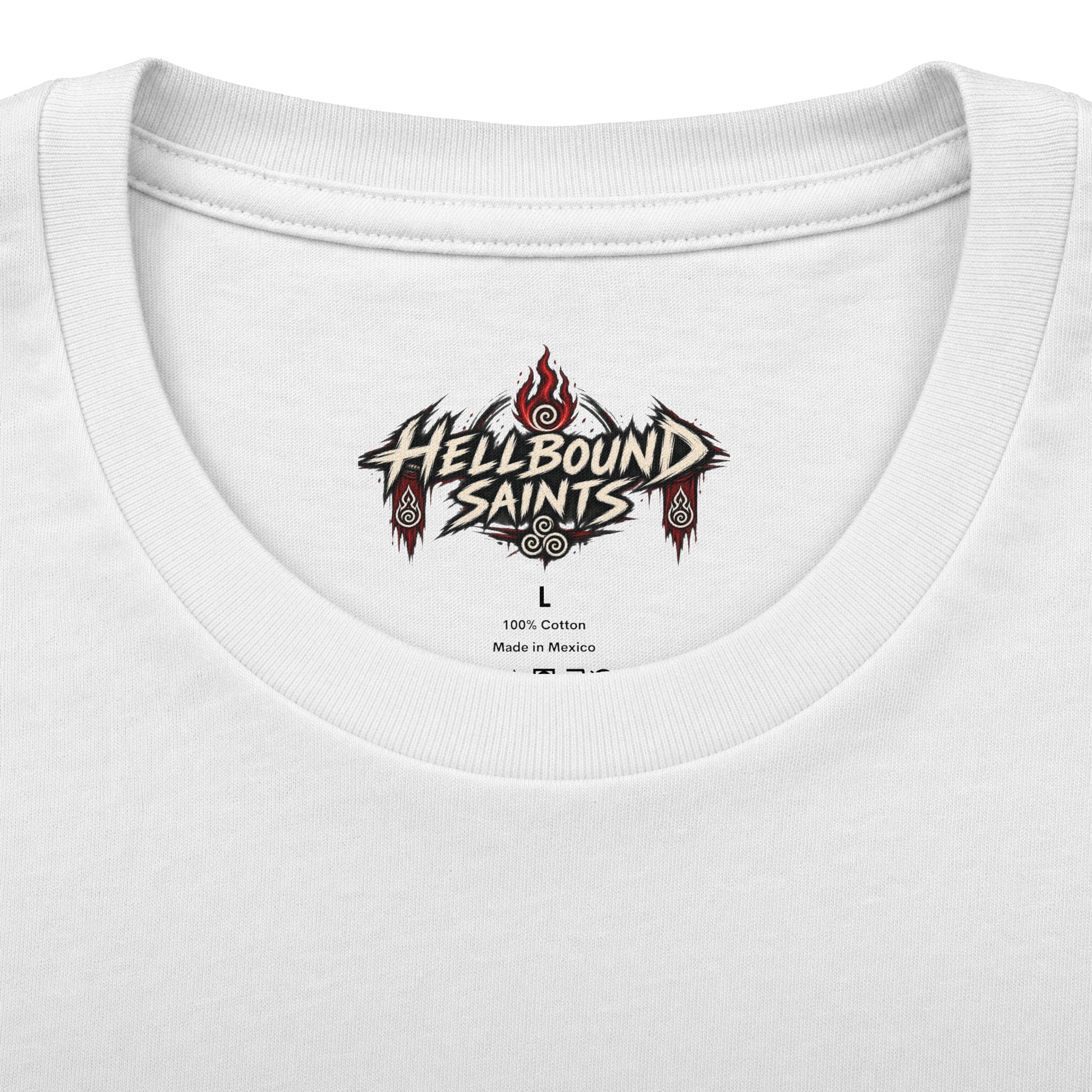 Anime-style Hell Descent Tee — Japanese Demon Gate Graphic T-Shirt
